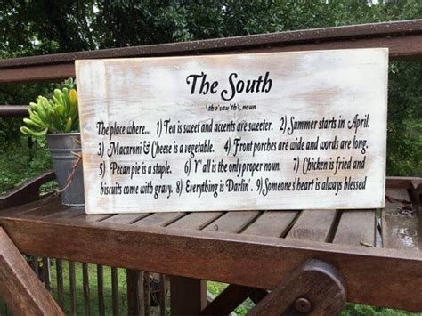 The South Painted Wood Sign Southern Saying Modern Etsy