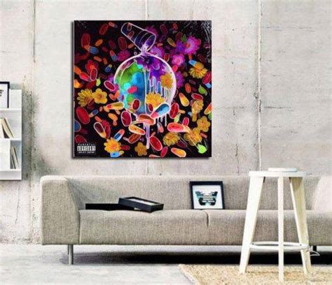 Future Juice Wrld Wrld On Drugs Album Art Print Poster Canvas Wall