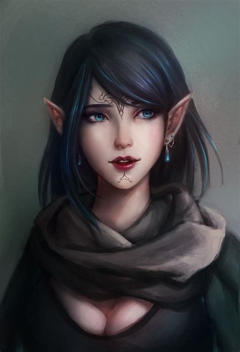 Lavellan Portrait H My Inh Elf Art Fantasy Girl Elves Fantasy