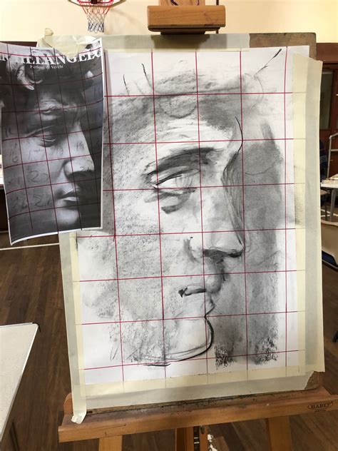 Dupont Art Club Using A Grid For Complex Subjects