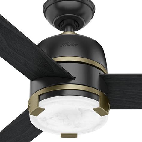 Shop ceiling fans and ceiling fan parts and accessories at menards, available in a variety of styles to complement your home décor. Hunter® Fan Bureau 60" Indoor Matte Black Intergrated LED ...