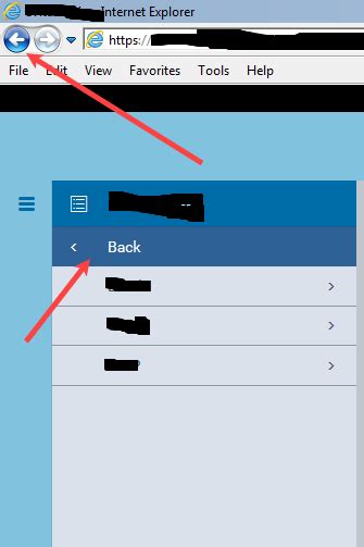 Solved Browser Navigation Buttons Back Forward Versus Ui