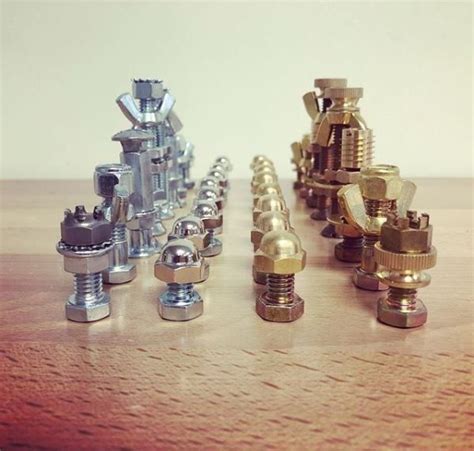 Without making the moves, the puzzle won't have anything to go. How To Make Your Own DIY Chess Set | Albany County Fasteners | Diy chess set, Chess set, Metal ...