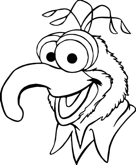 Nice The Muppets Muppets Gonzo Coloring Pages Animal Coloring Pages