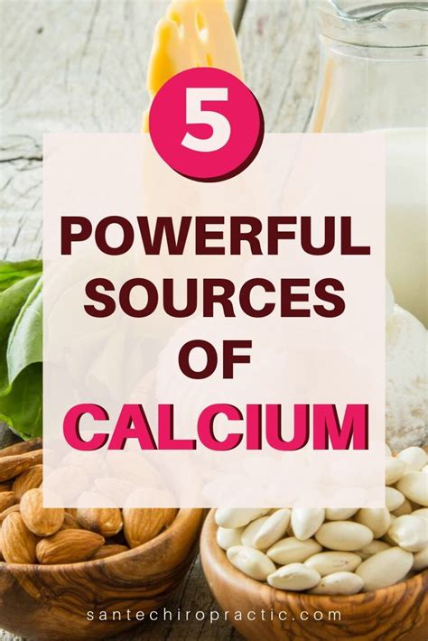 Best Sources Of Calcium For Bone Health Sante Chiropractic And Wellness