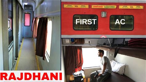 My First Class Journey In Rajdhani Express Youtube