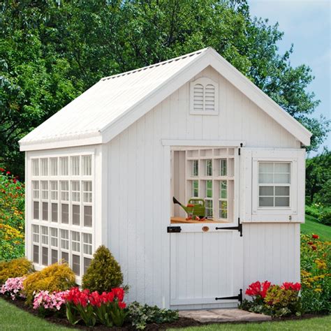 Little Cottage Colonial Gable Greenhouse W Optional Floor Kit