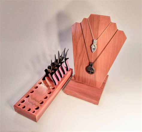 Jewelry Tool Holder And Necklace Display Stand Tool Organizer Etsy