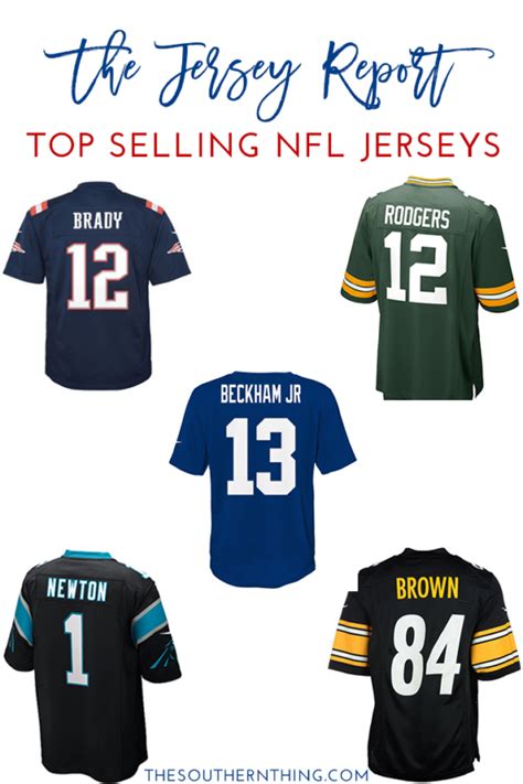 The Jersey Report Top Selling Most Popular Nfl Jerseys