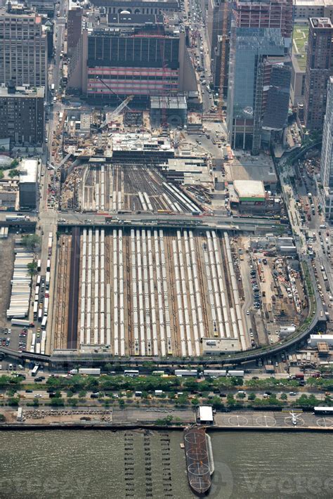new york Penn Station aerial view 20177758 Stock Photo at Vecteezy
