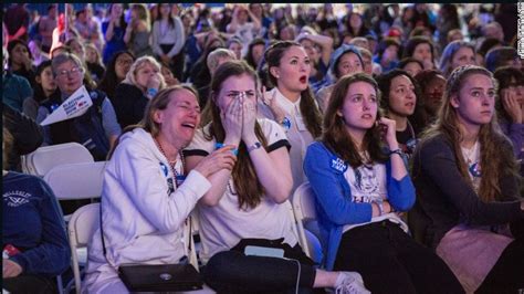 Tears And Shock At Clintons Election Night Party