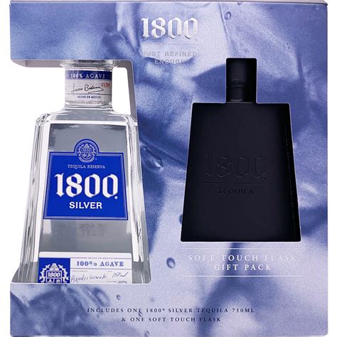 Maybe you would like to learn more about one of these? 1800 Silver Tequila Gift Set with Flask | GotoLiquorStore