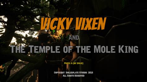 vicky vixen and the temple of the mole king by davida3d