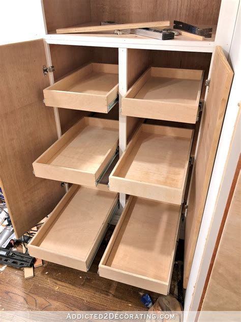 Furnishing the whole parts of the house seems never ending job. How I Built My Lower Base Cabinets And Drawers In The ...