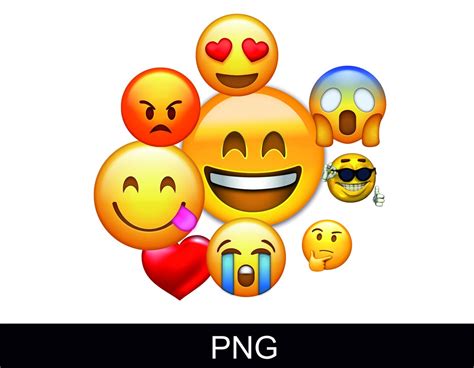 Only Png Emoji Clipart Emoji Smileys Smiley Vector Emojis Smileys