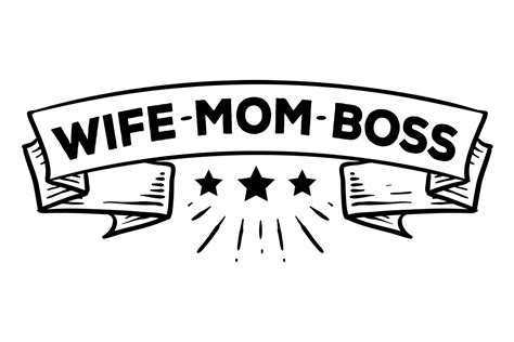 Wife Mom Boss Svg Cut File By Creative Fabrica Crafts · Creative Fabrica
