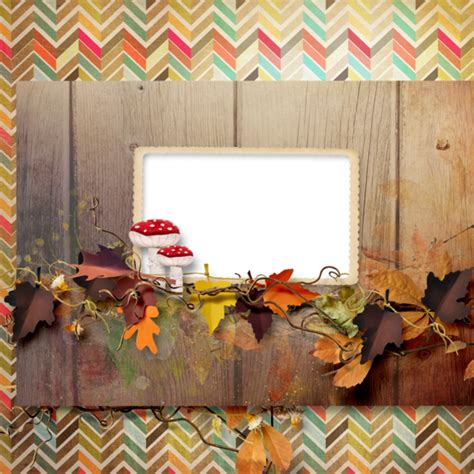 Cadre Dautomne Marco Otoño Fall Frame Png Autumn