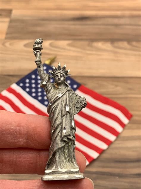 Statue Of Liberty Pewter Figurine Lady Liberty Miniature Statue Of