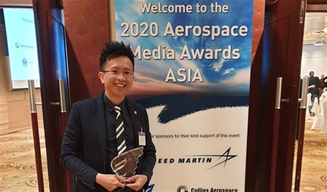 Kelvin Wong Unmanned Systems Editor Honoured At Aerospace Media Awards