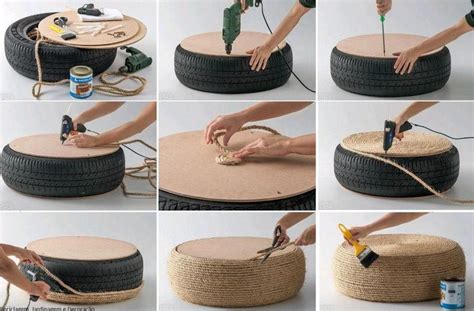 We update it with new pictures frequently. Tire + rope + DYY = Coffee table | DIY | Pinterest ...