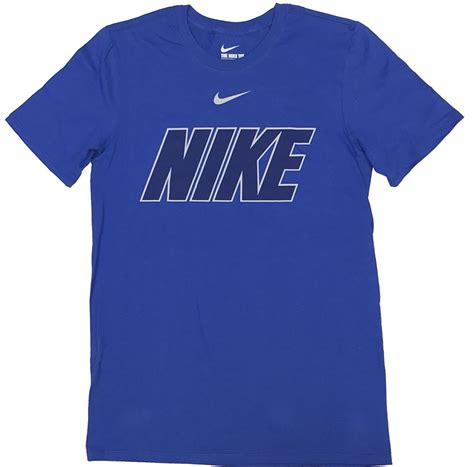 Nike Nike Mens Swoosh Nike Graphic T Shirt Blue