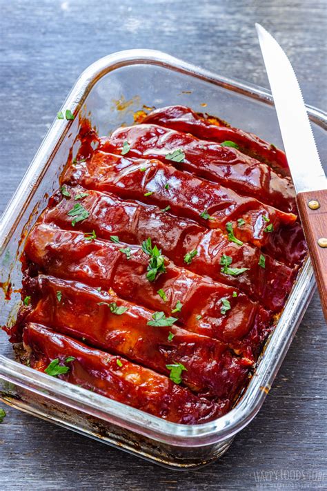 Easy healthy meatloaf that is weight watchers friendly, made with hidden vegetables you won't even taste but all the tender and classic flavors your whole family loves about meatloaf in just smart points per serving. BBQ Meatloaf Recipe - Happy Foods Tube