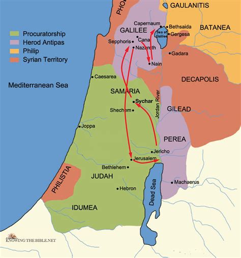 Jesus Travels to Jerusalem 27AD | iBible Maps