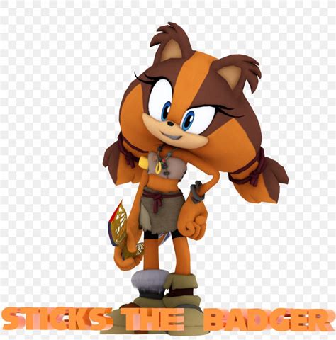 Sticks The Badger Sonic Boom Tails Deviantart Png 1497x1519px Sticks