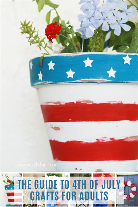 The Most Patriotic 4th Of July Crafts For Adults July Crafts 4 Of
