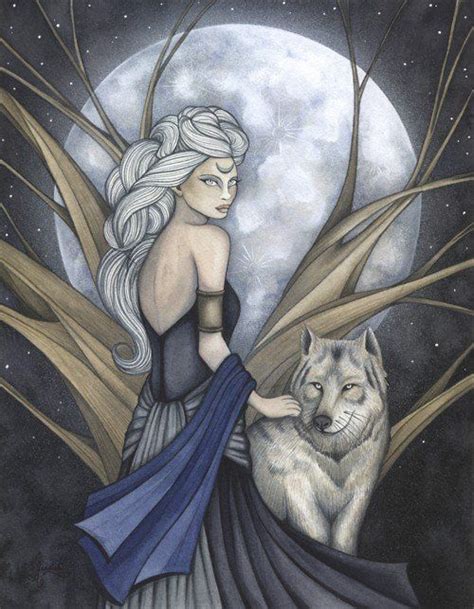 Wolf Maiden Jessica Galbreth Jessica Galbreth Greek Goddess Of Magic Goddess Art Greek