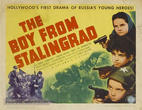 The Boy From Stalingrad 1943 Movie Poster