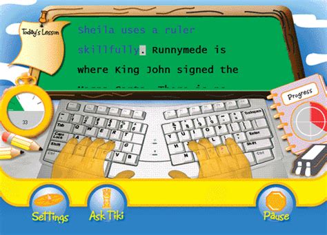 Kids love typing games for kids! Download Typing Instructor for Kids II