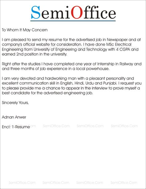 One that'll get your resume read as excitedly as specs for a working. Cover Letter Electrical Engineer For Free Download