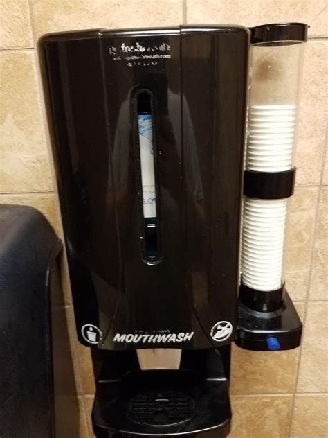 It's one of the oldest local fast food chain in karachi. Mouthwash dispenser at a local fast food chain | Mouthwash ...