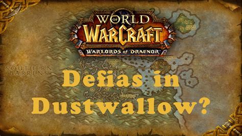 World Of Warcraft Quest Defias In Dustwallow Alliance Youtube