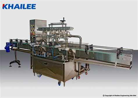 Automatic In Line Pressure Overflow Filling Machine Bottling Machine