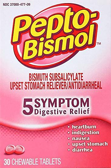 If you are using the liquid form of this medication, shake the bottle well before each dose. Pepto-Bismol Original Chewable Tablets Reviews 2019