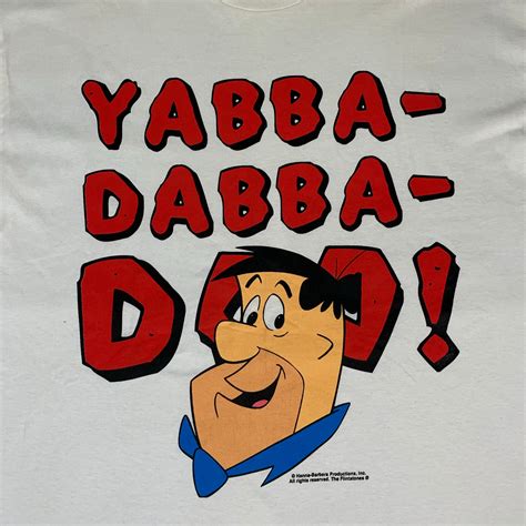 Vintage The Flintstones Yabba Dabba Doo T Shirt Jointcustodydc