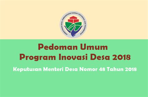 Tahniah buat semua pasukan yang bersaing. Keputusan Menteri Desa Nomor 48 Tahun 2018 tentang Pedoman ...