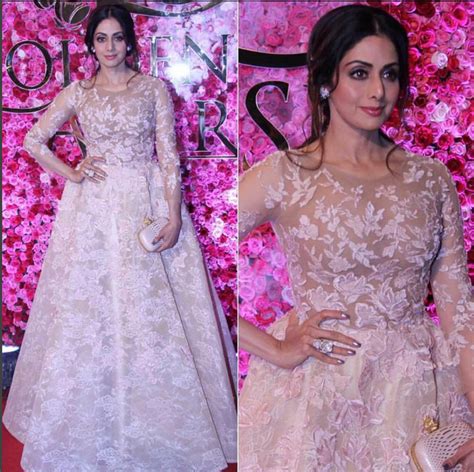 Sri Devi In White Gown Lady Selection Inc