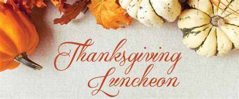 Thanksgiving Luncheon 112219