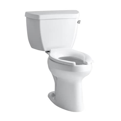 Kohler Highline White Elongated Chair Height 2 Piece Watersense Toilet