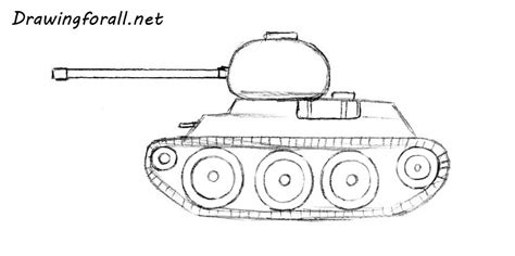 How To Draw A Tank For Beginners