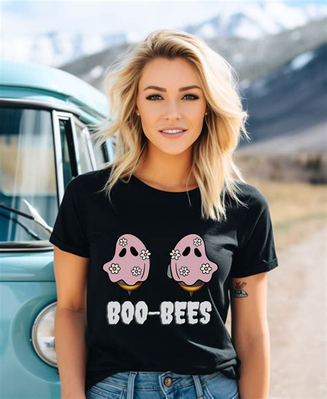 boo bees tee halloween tshirt spooky ghosts woment etsy