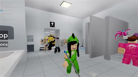 How To Get The Mop Item In Public Bathroom Simulator Roblox Youtube