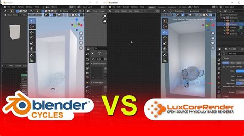 Luxcore Render For Blender Vs Cycles Render Engine Youtube