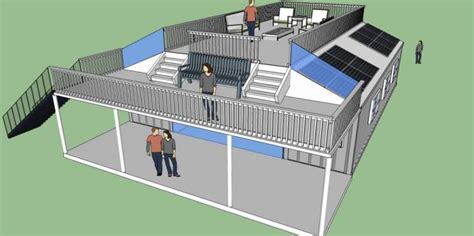 This design is perfect for areas where floods occur often because the ground floor containers are flood proof. Off Grid Living - Shipping Container Home Plans | Off Grid ...