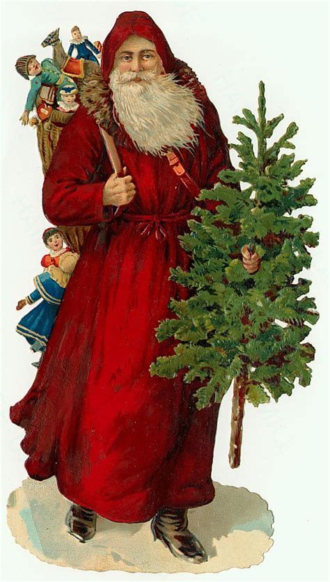 Blissfull Elements Santa Claus Comes Tonight Christmas Ephemera