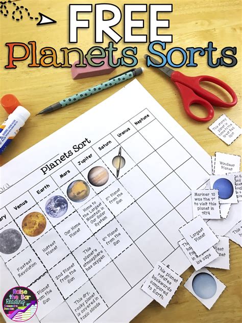 Planets Worksheet For First Grade