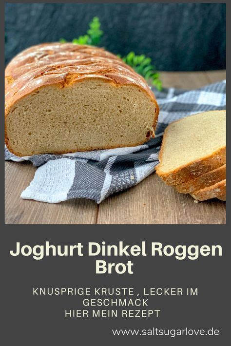 Die restlichen teigzutaten dazugeben und 10 min mit der küchenmaschine gut durchkneten lassen, bis sich der teig vom. Joghurt Dinkel Roggen Brot - SaltSugarLove | Lecker, Brot ...